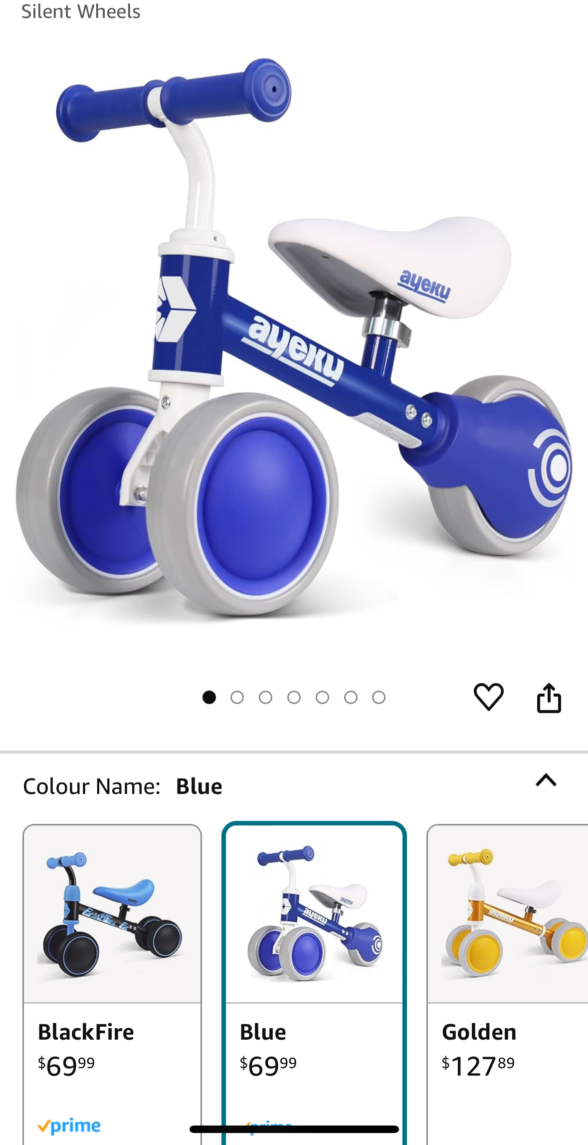 Toddler kids balance bike - photo 2