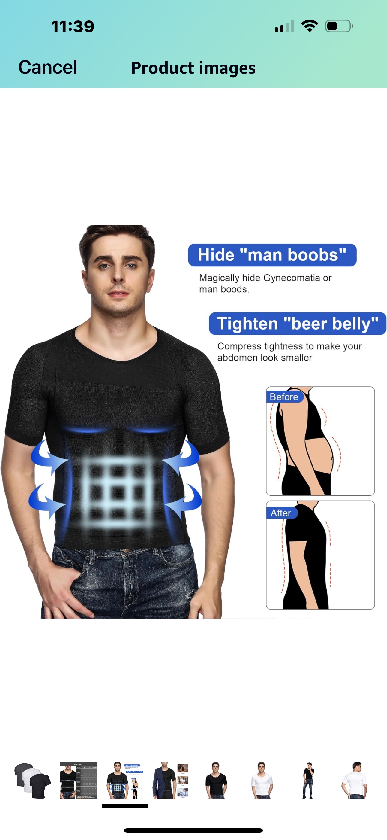 Odoland men body shaper