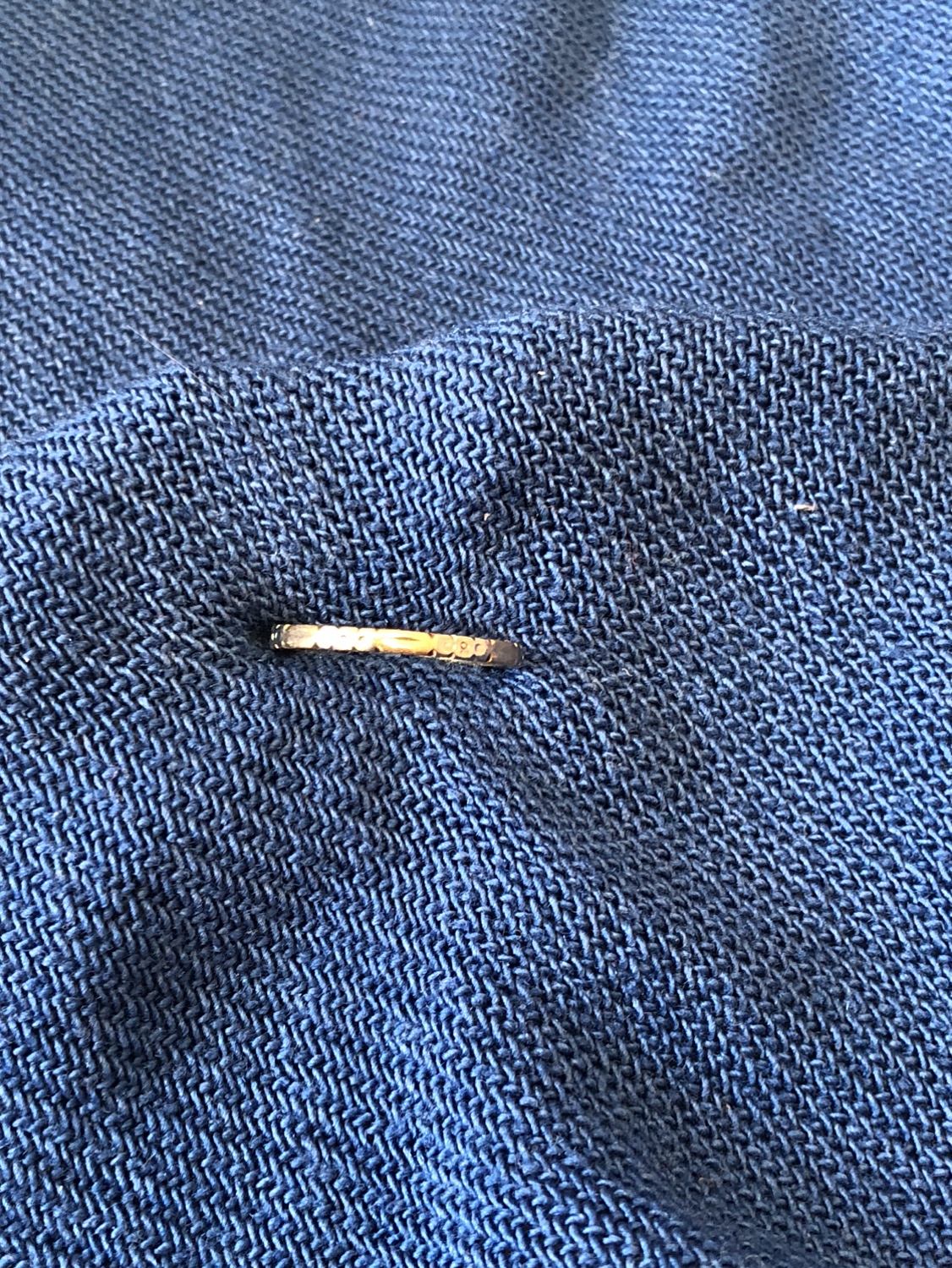 Vintage silver and gold ring