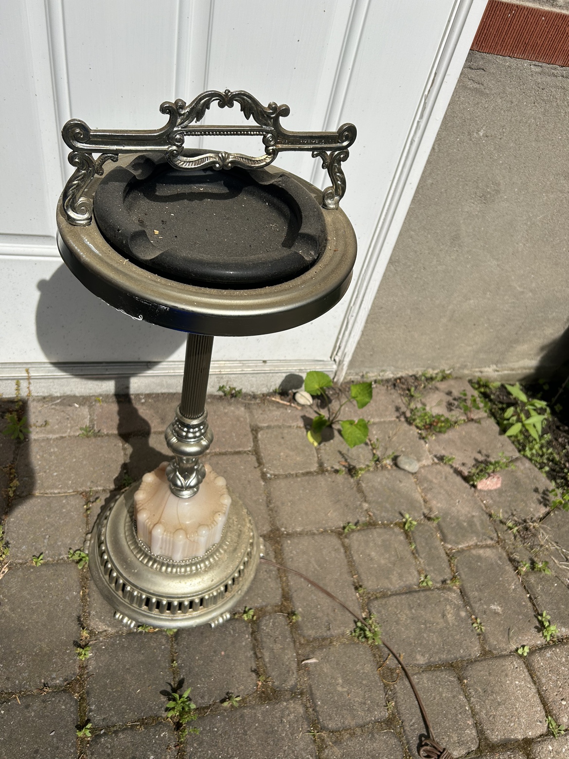 Vintage Ashtray Stand with light - photo 2