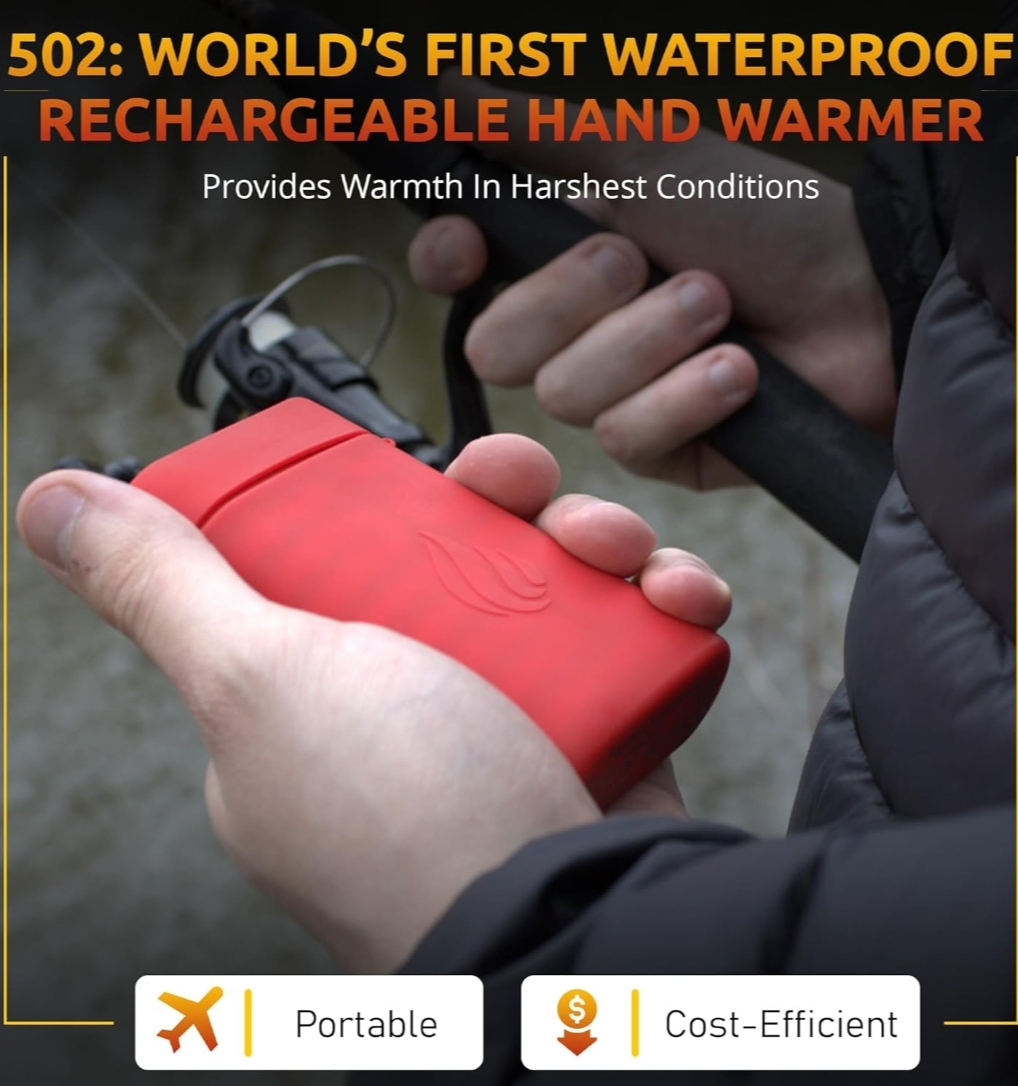 Rechargeable Hand Warmer IP67 Rated Waterproof Portable image indicator(3)