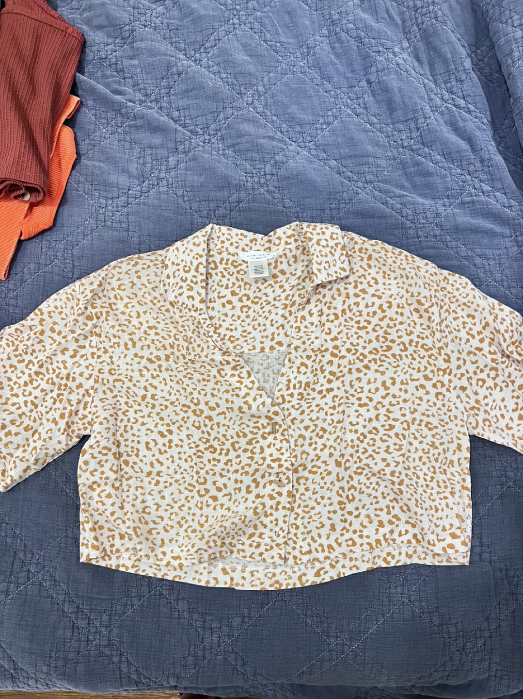 Crop button up