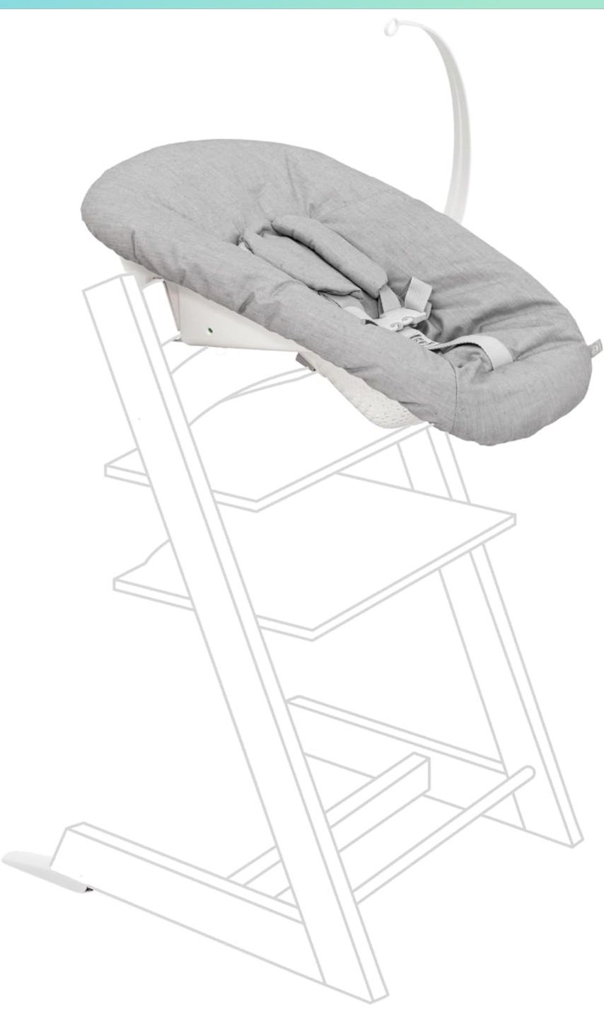 Rarely used Tripp Trapp Newborn Set, Grey - photo 3