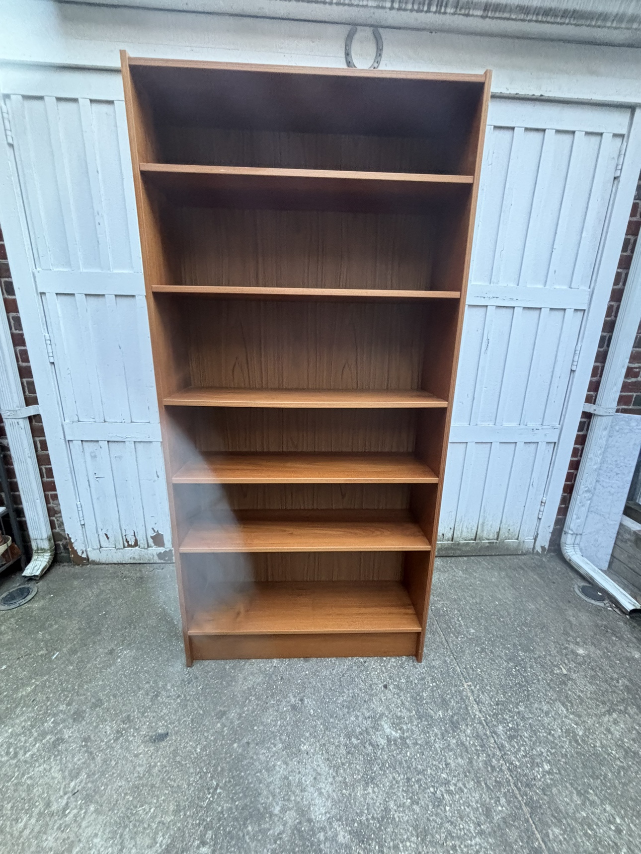 Mid century Danish teak bookcase bookshelf - photo 2
