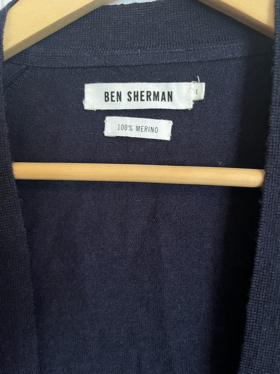Ben Sherman wool cardigan vintage