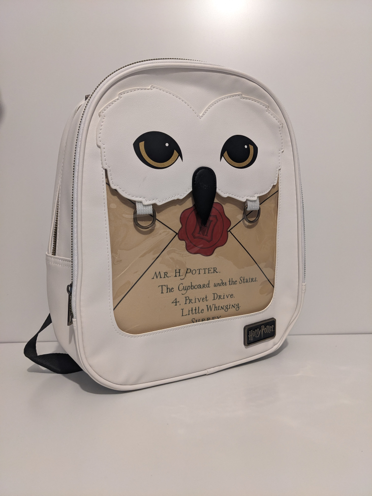 Bioworld Harry Potter Hedwig Hogwarts Mini Backpack purse - new