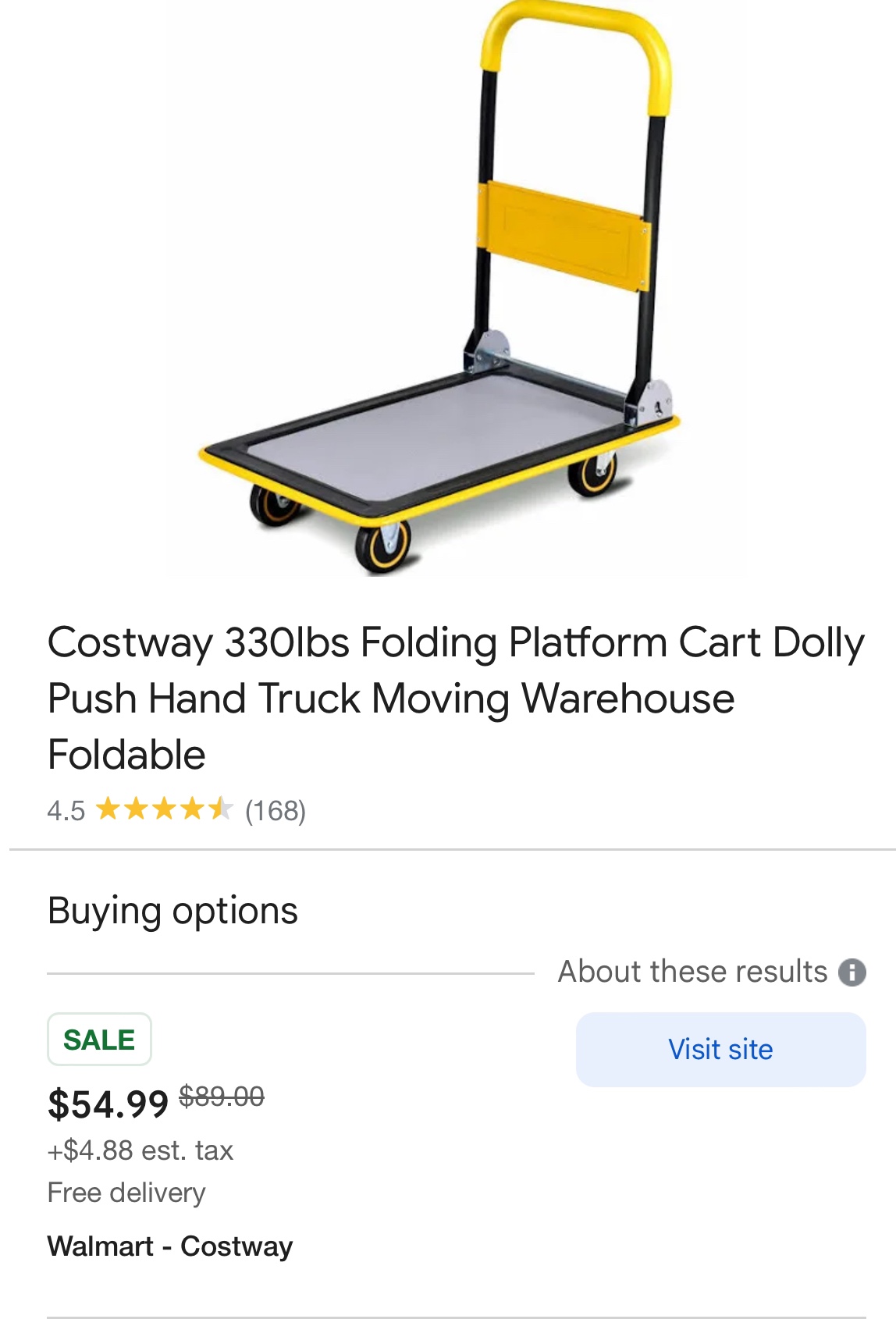 Folding kart