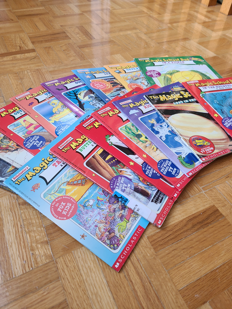 The Magic School Bus books (15 books)