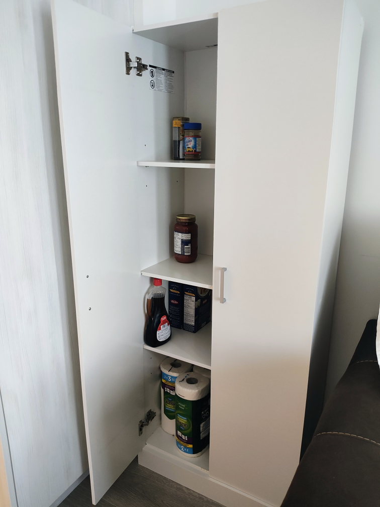 5'x2' Slim depth cupboard or pantry. 1' deep thumbnail
