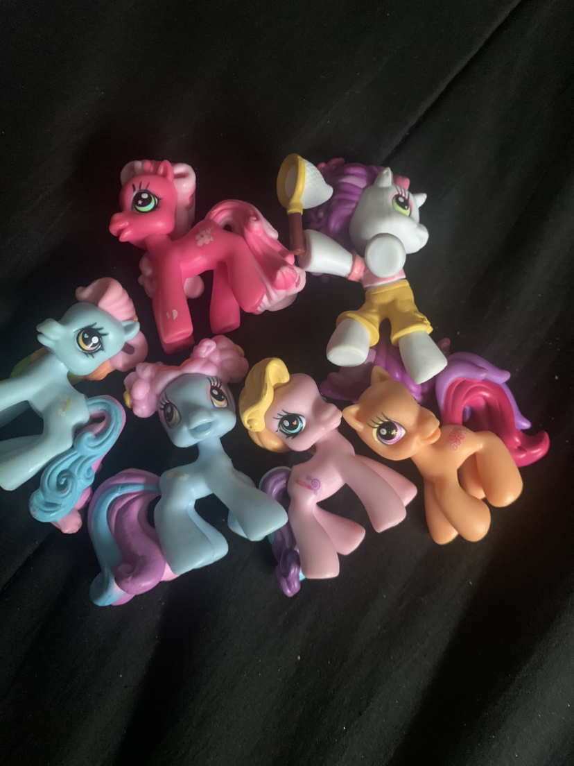 $25 My little pony Ponyville figurines