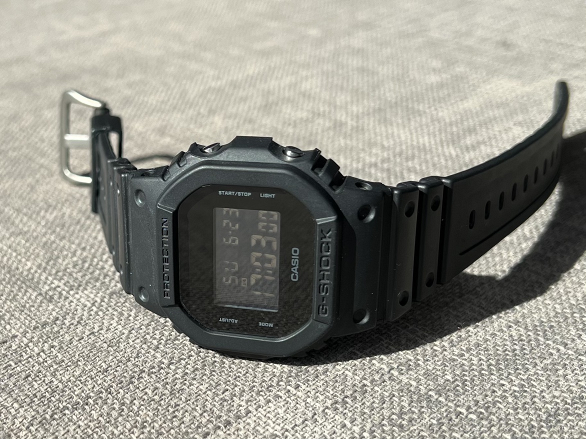 Casio G-Shock DW5600BB-1 Watch image indicator(2)