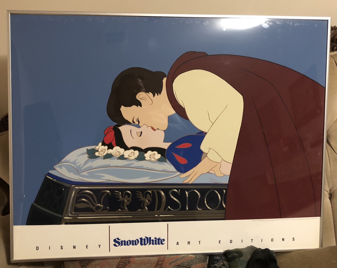 Disney Snow White framed picture