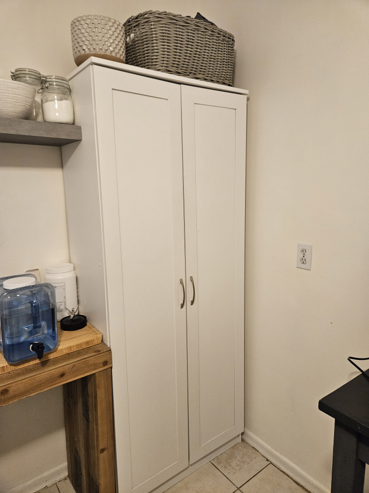White Cabinet/ Pantry