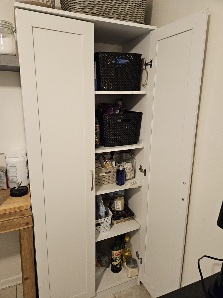 White Cabinet/ Pantry - photo 2