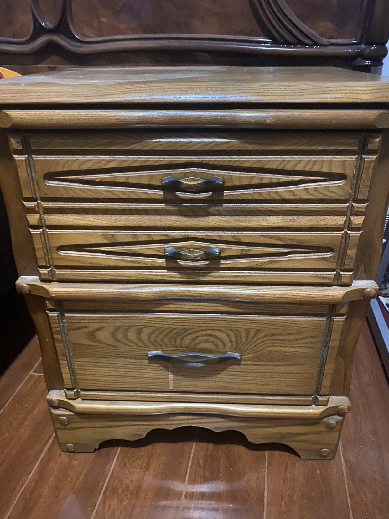 Wooden nightstand for sale image indicator(3)