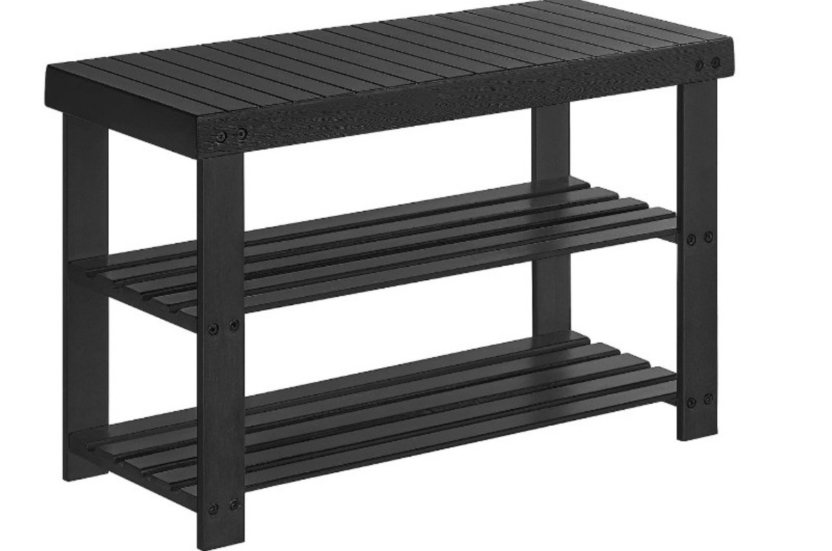 Moving Sale: Wooden shoe rack thumbnail