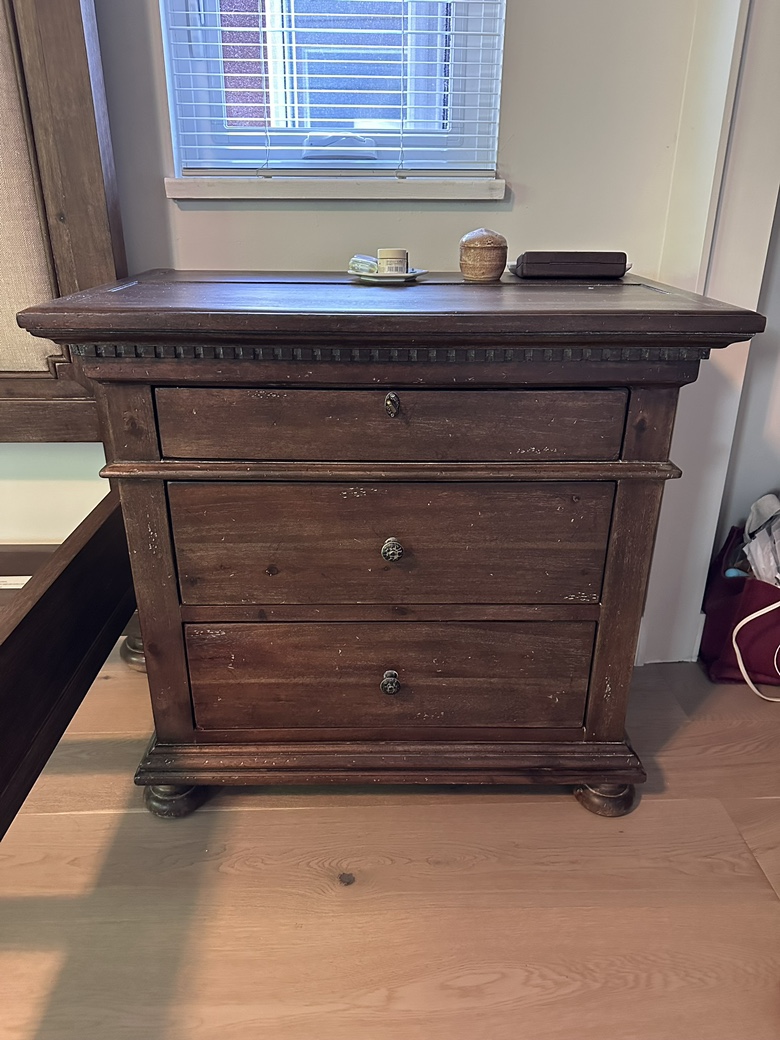Restoration Hardware set of Two Bedside Tables