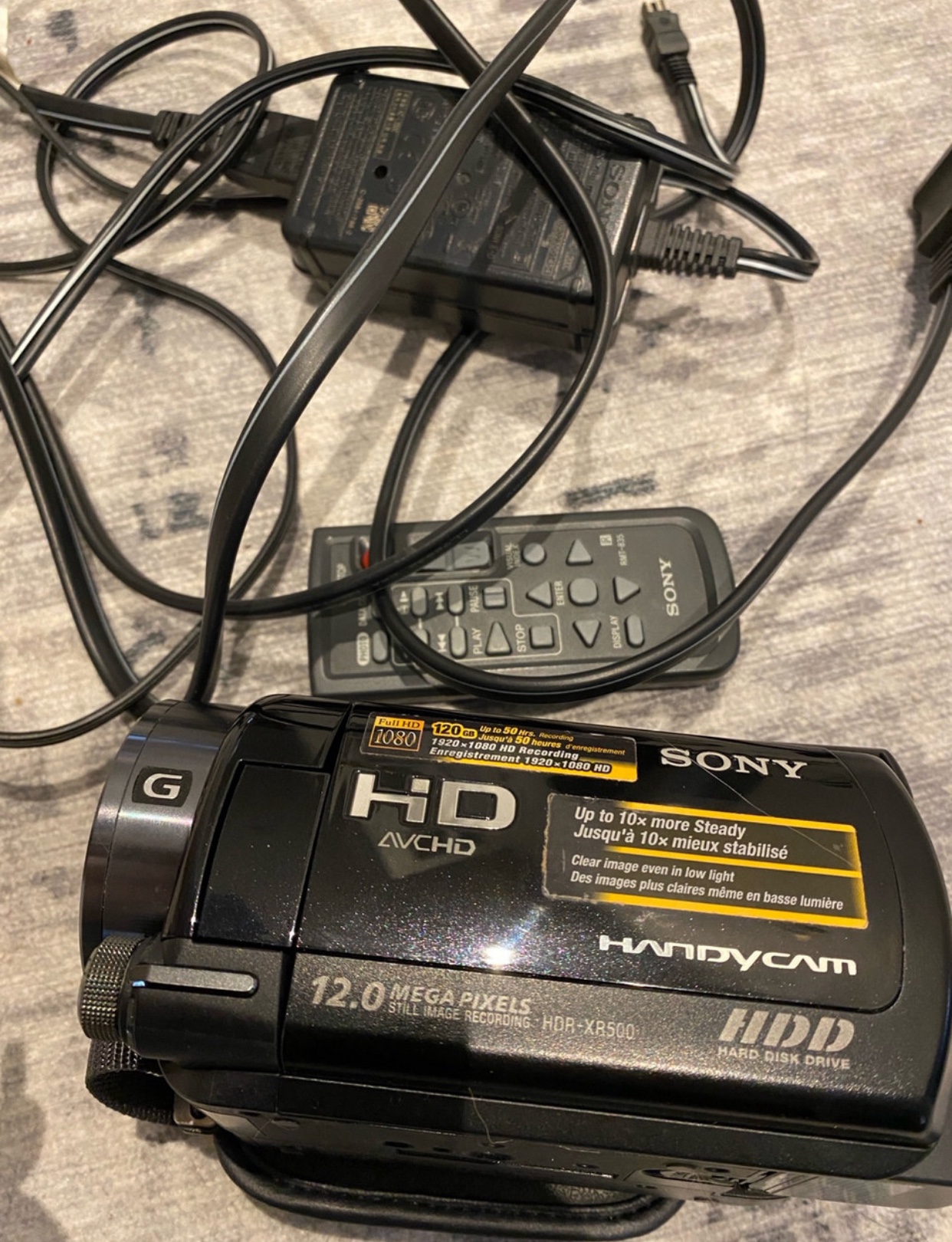 Sony handycam hdr xr 500 camcorder camera - photo 5