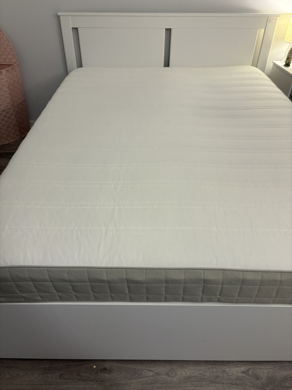 White Queen Bed Frame - photo 5