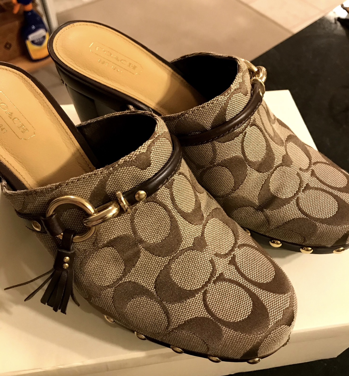 ✨COACH wedge 👡 thumbnail
