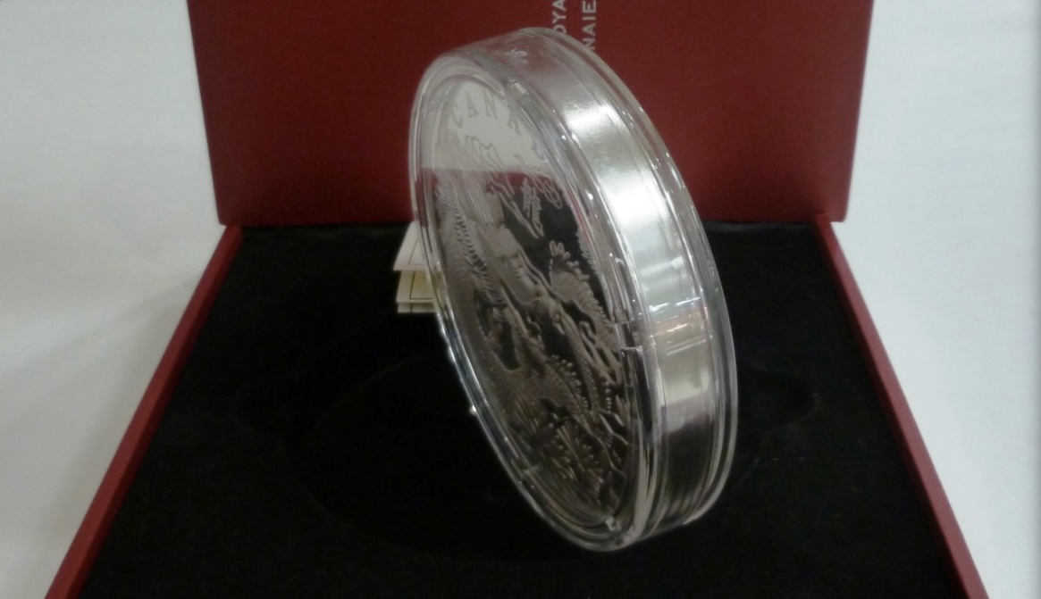 2012 Year of the Dragon Pure Silver Coin image indicator(2)