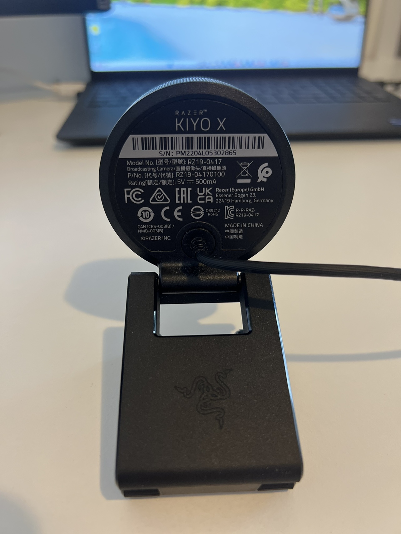 Razer Kiyo X Full HD Streaming Webcam - like new - photo 4