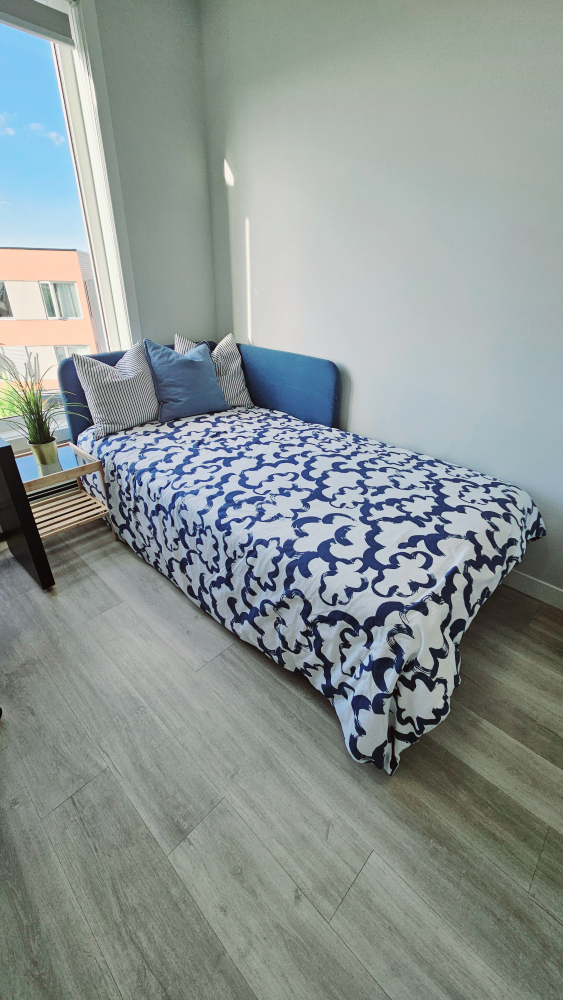 IKEA BLAKULLEN Twin Bed with Spring Mattress (Almost New!) - photo 2