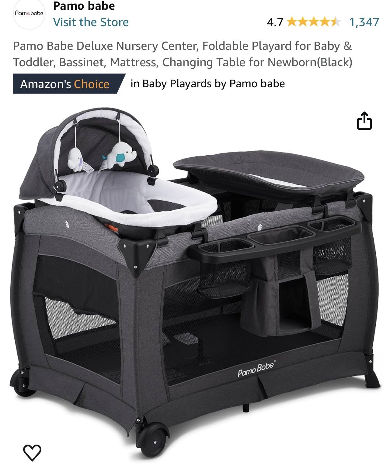 Pamo babe deluxe new nursery centre