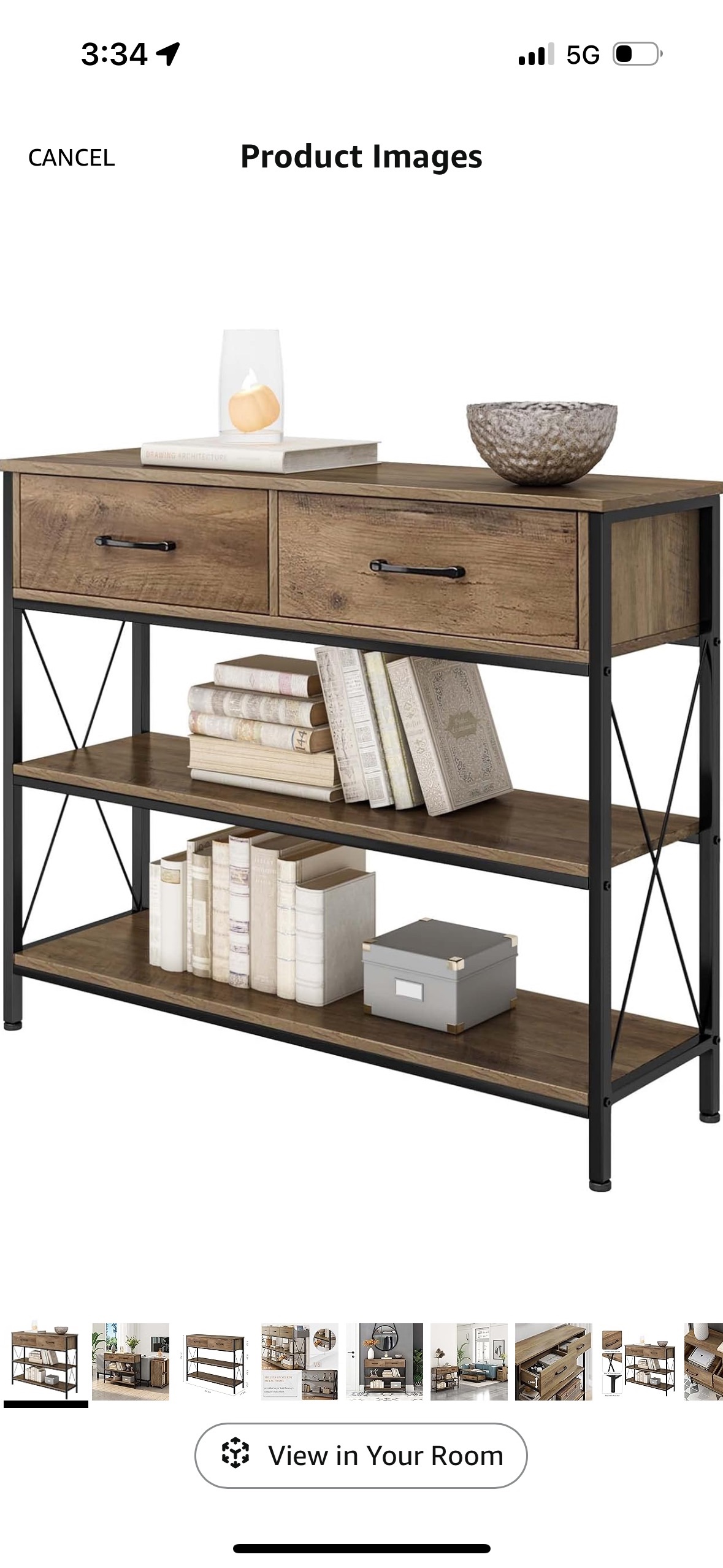 Rustic tv stand / media console - photo 2