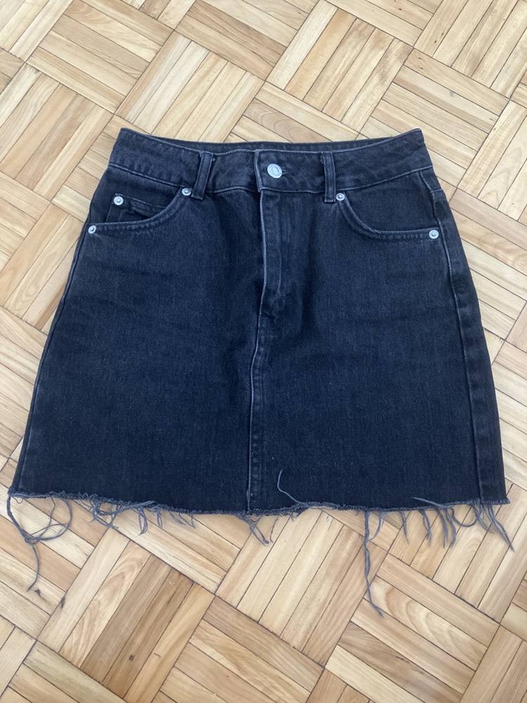 Topshop denim skirt