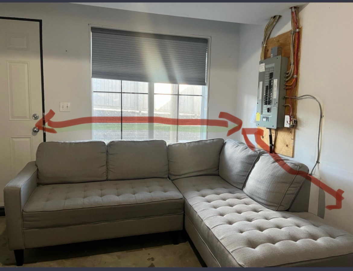 Grey sectional sofa from Bricks - photo 2