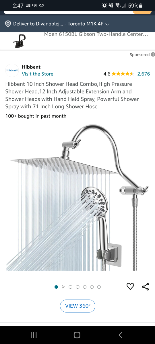 Chrome shower system thumbnail