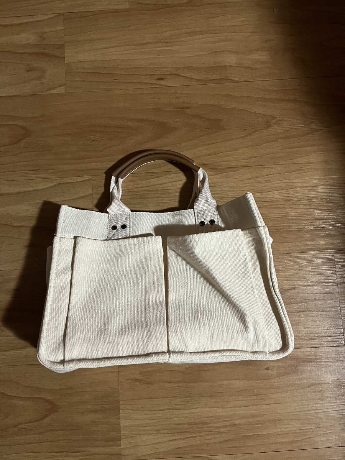 Beige Tote Carry Bag