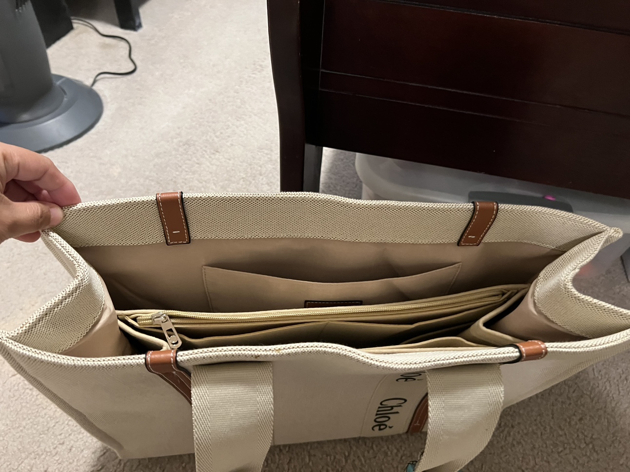 large chloe woody tote bag - photo 4