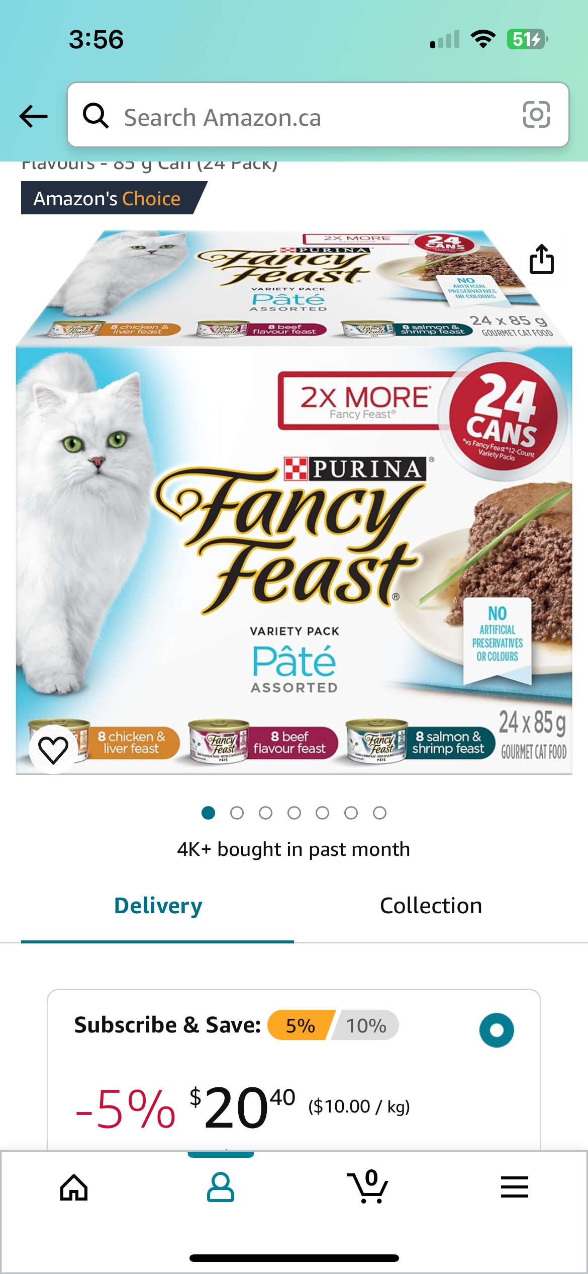 Fancy Feast Wet Cat Food Variety Pack thumbnail