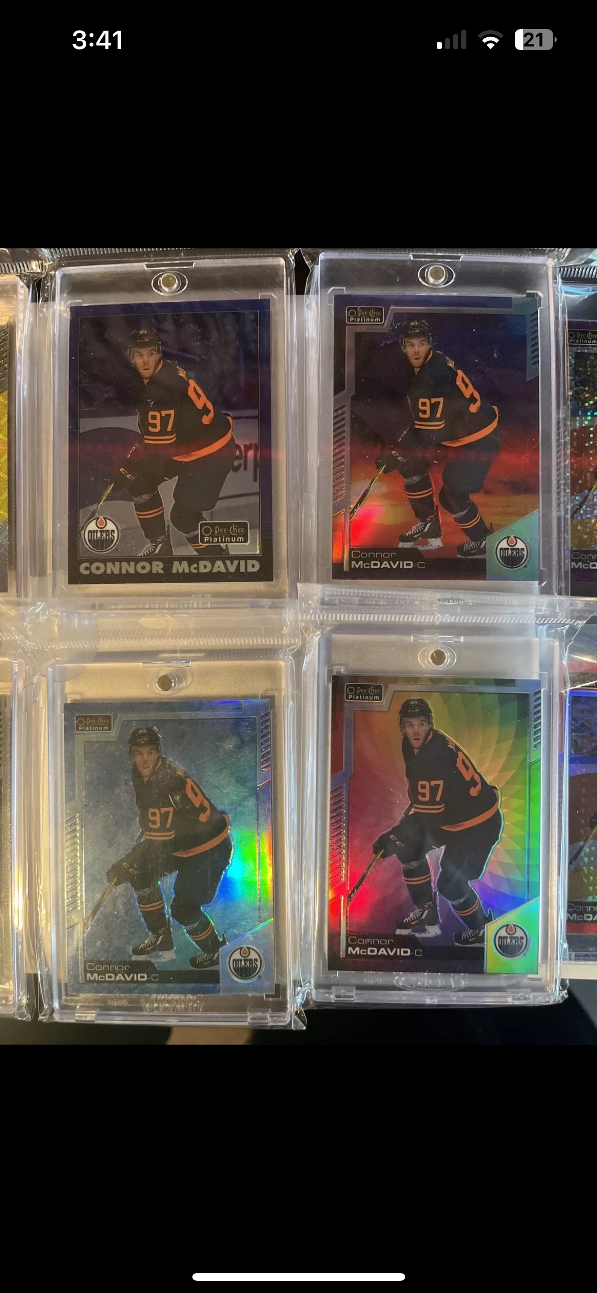 Connor McDavid 2020-21 Upper Deck O-PEE-CHEE Platinum - photo 3