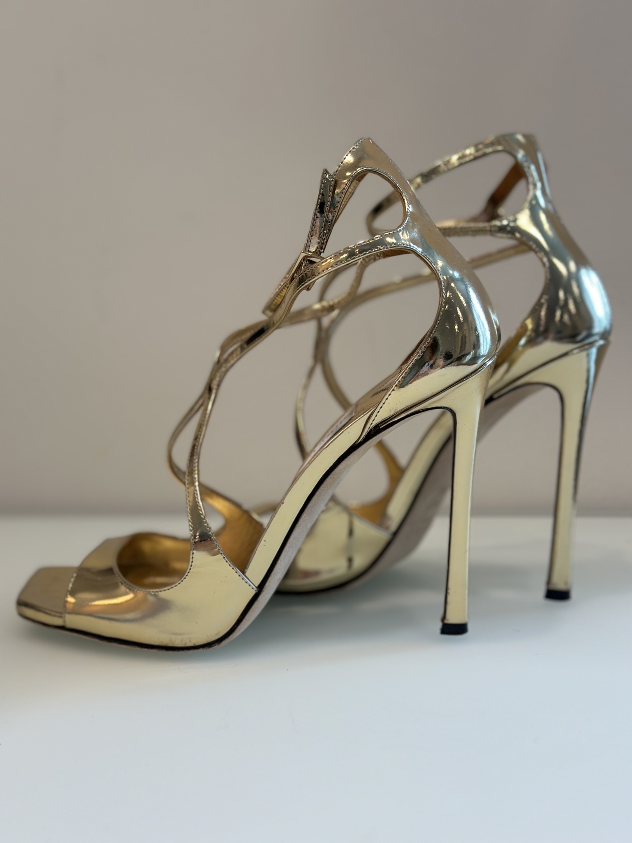 Jimmy Choo Heeled Sandals *38.5* Worn Once. Heels thumbnail