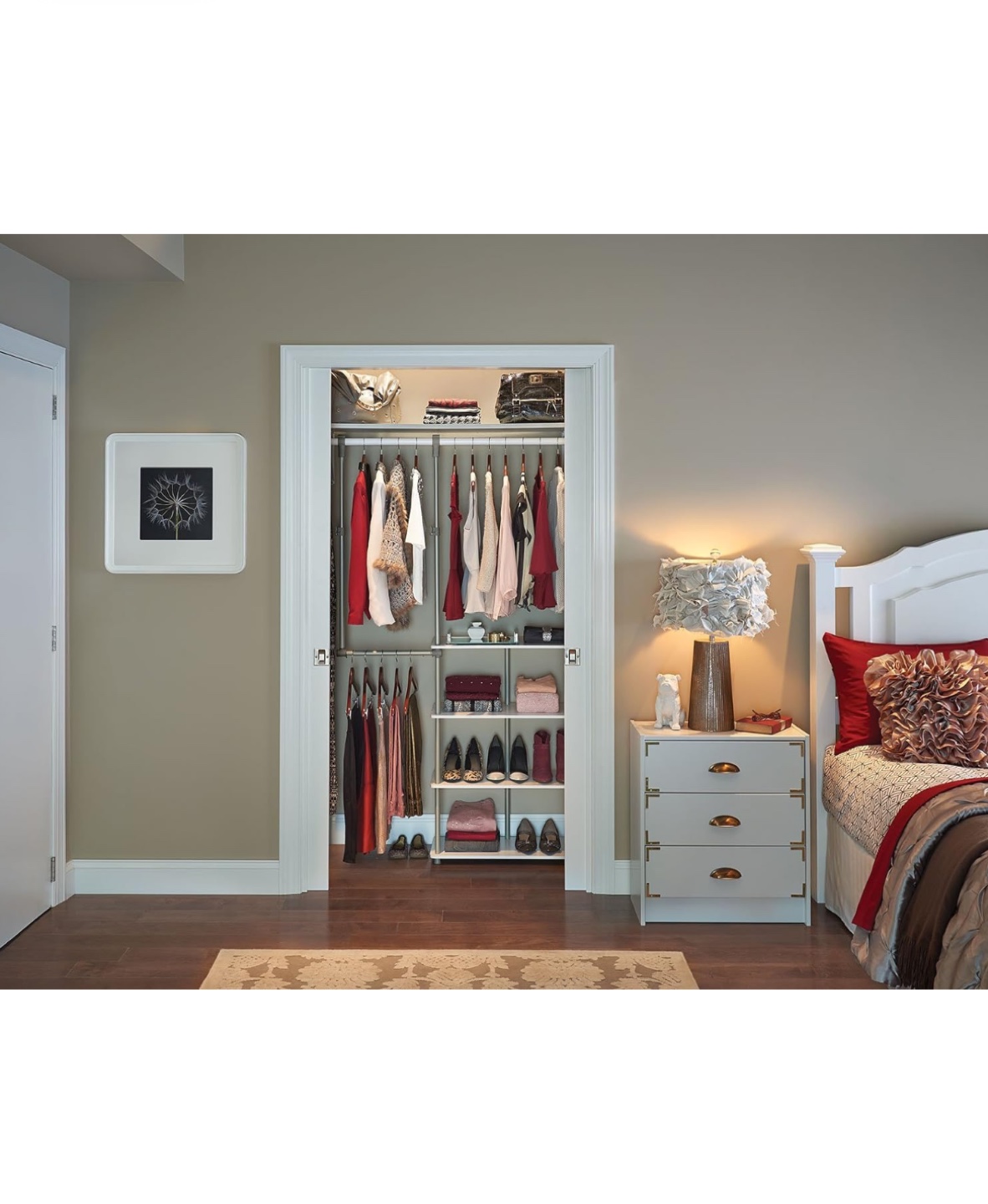 ClosetMaid 55300 Closet Maximizer, White, 11.6 x 53 x 74 inches thumbnail