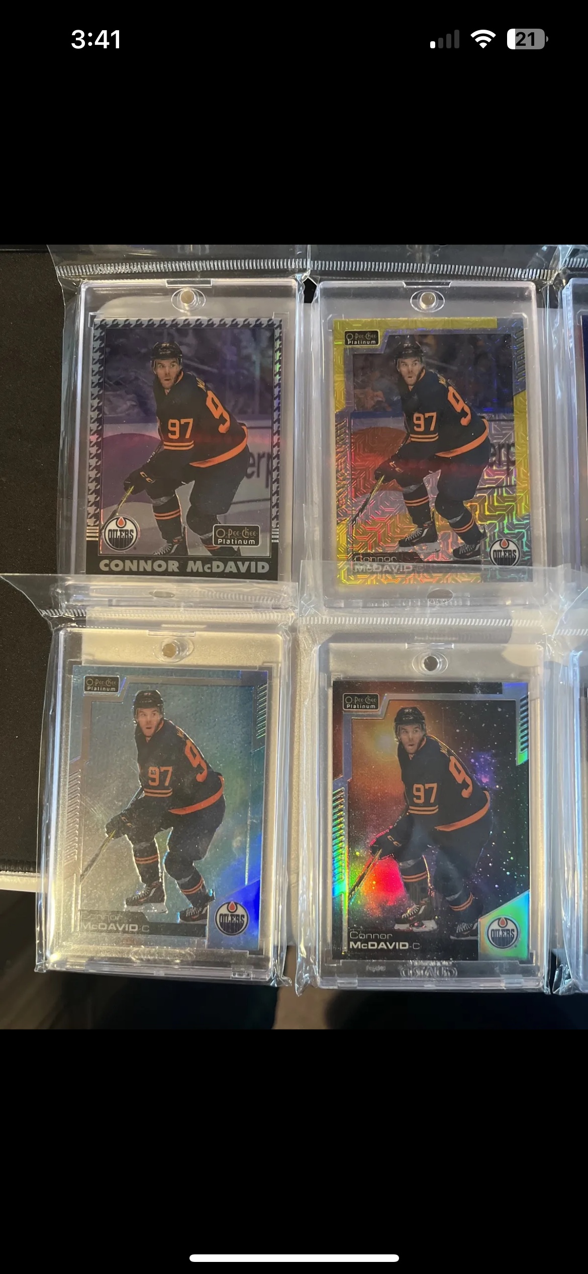 Connor McDavid 2020-21 Upper Deck O-PEE-CHEE Platinum - photo 2