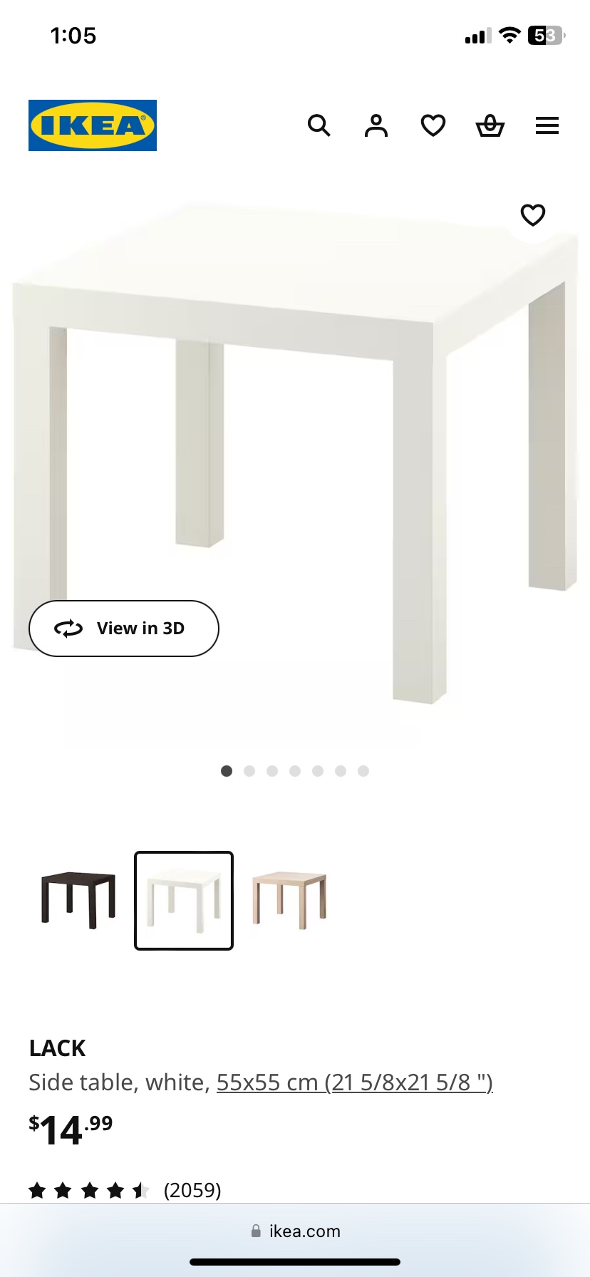 IKEA side table*2