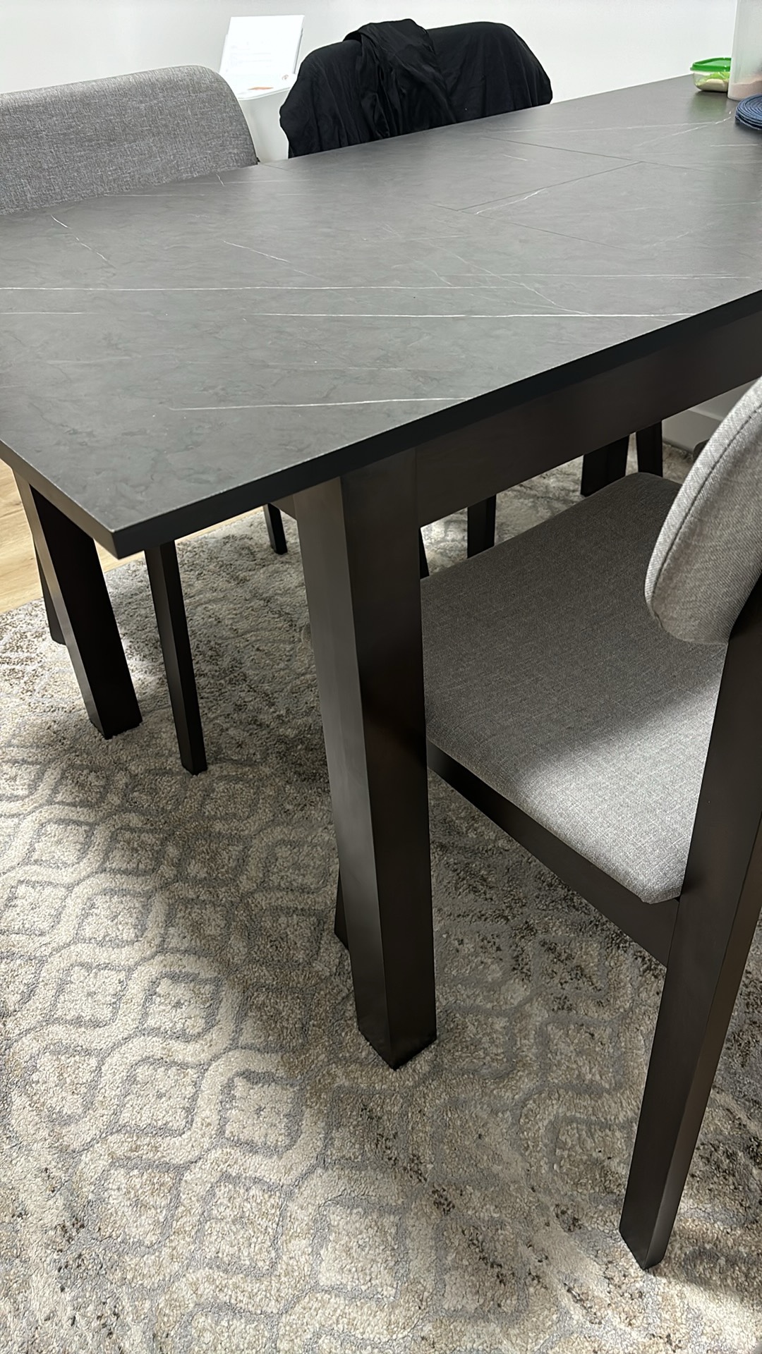 Brand New Condition Wooden Dining Table and 4 Chairs image indicator(2)