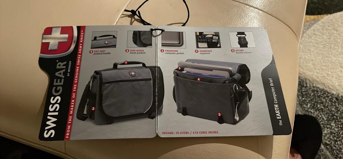 Brand new Swiss Gear computer bag image indicator(5)