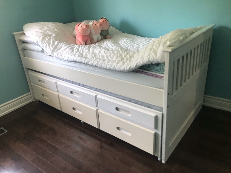 Trundle Bed with Drawers