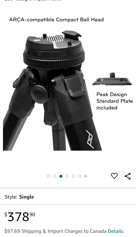 Peak Design Travel Tripod thumbnail