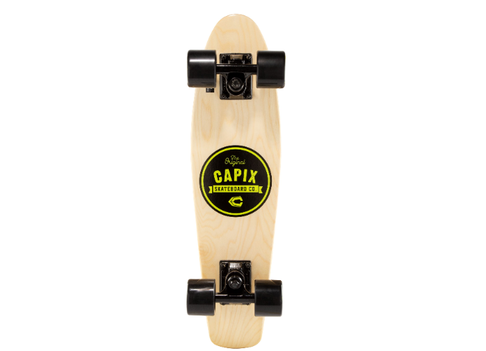 Capix X-Ray 22.5" Skateboard bright yellow Used