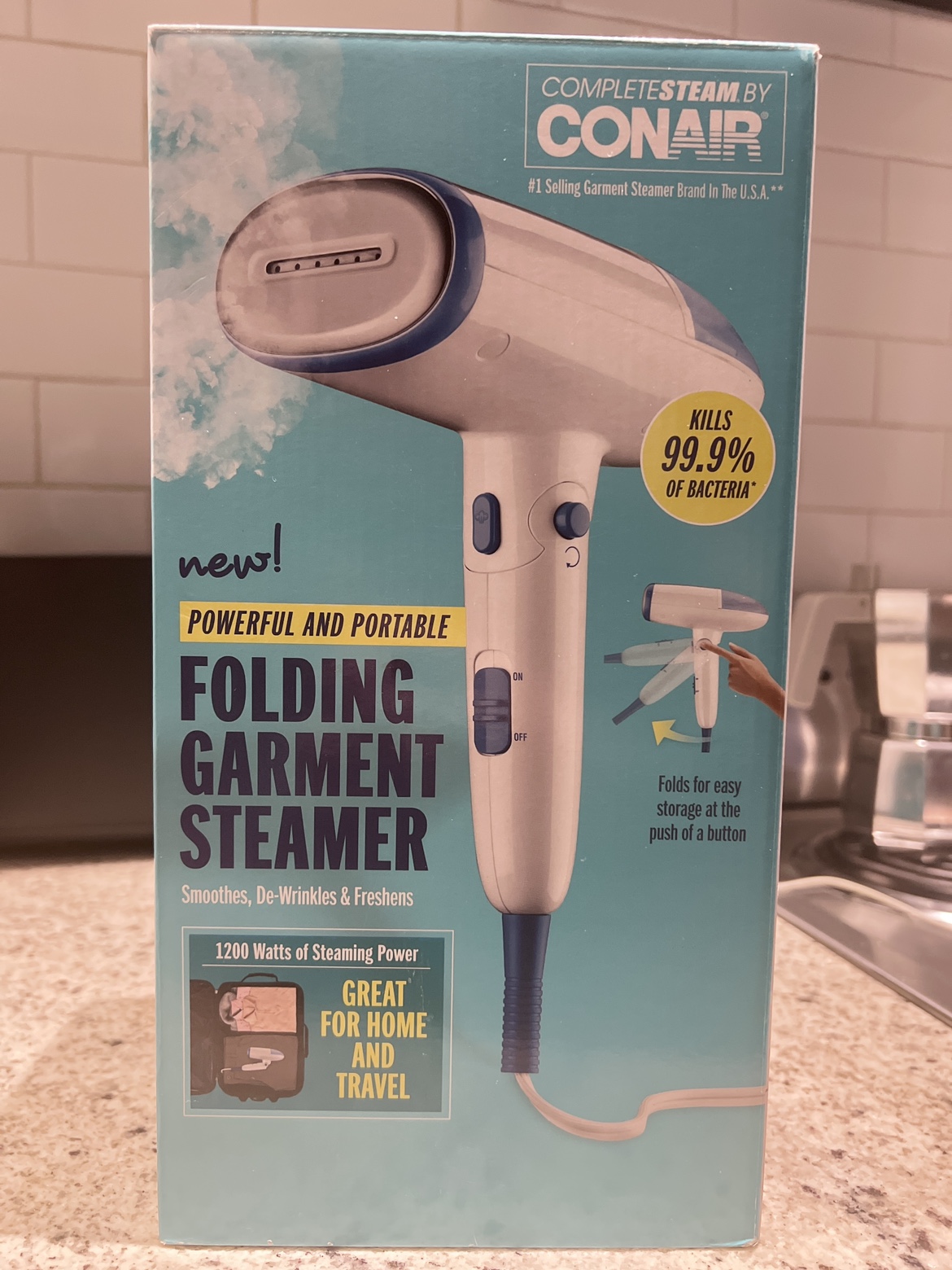 Conair Complete Steam Hand Held Folding Handle Garment Steamer
