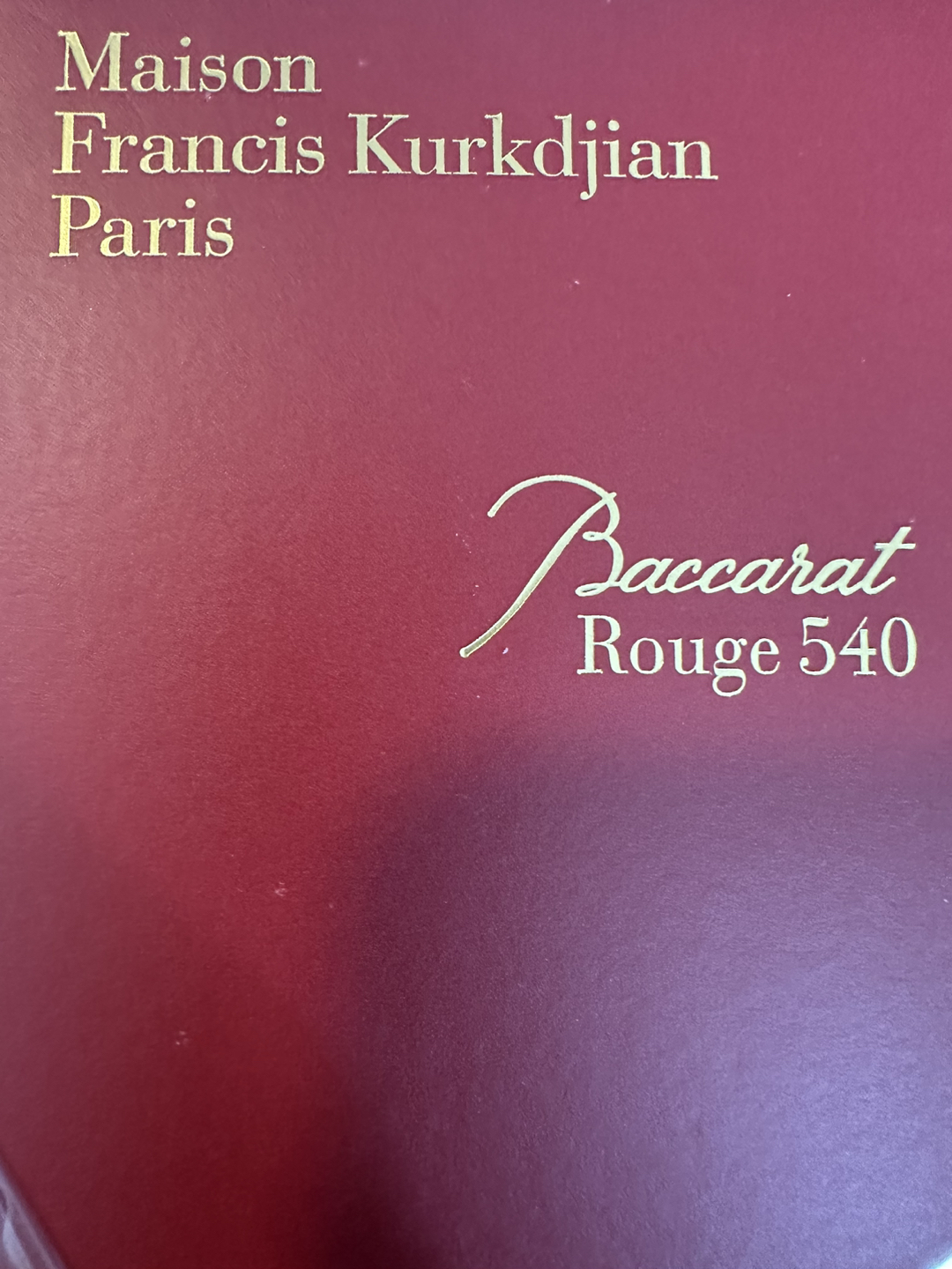 Baccarat rouge extract - photo 3