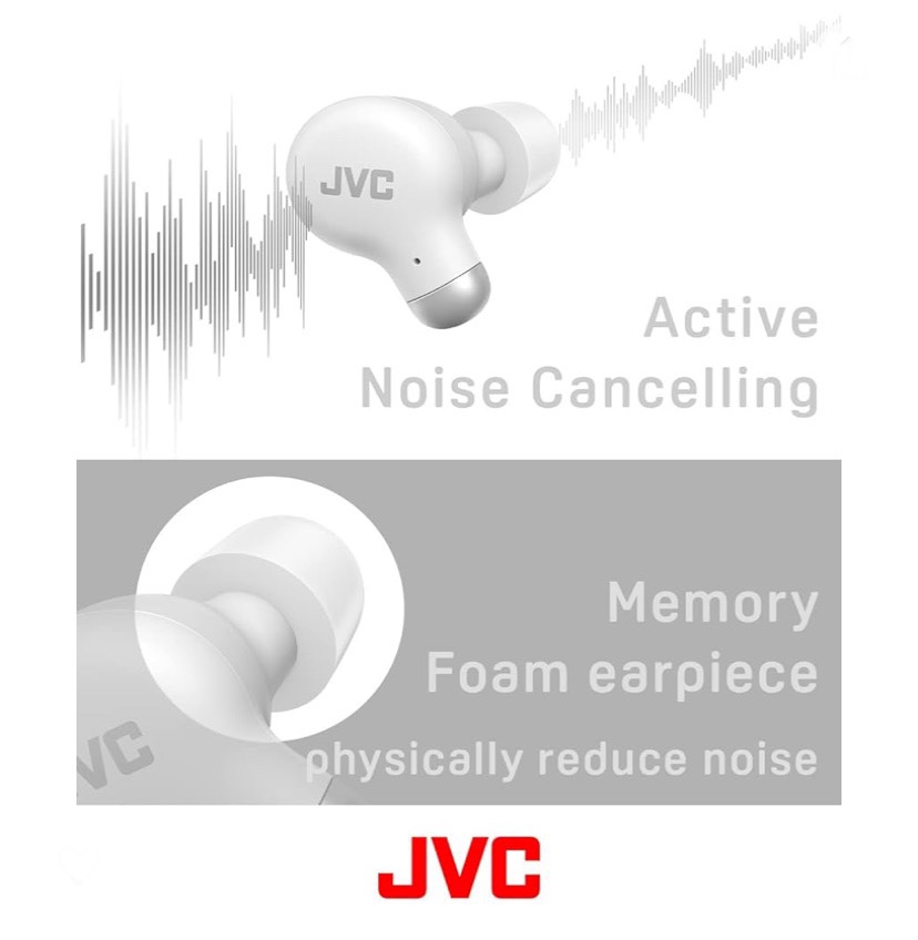 JVC Marshmallow Noise Canceling True Wireless Earbuds Headphones image indicator(2)