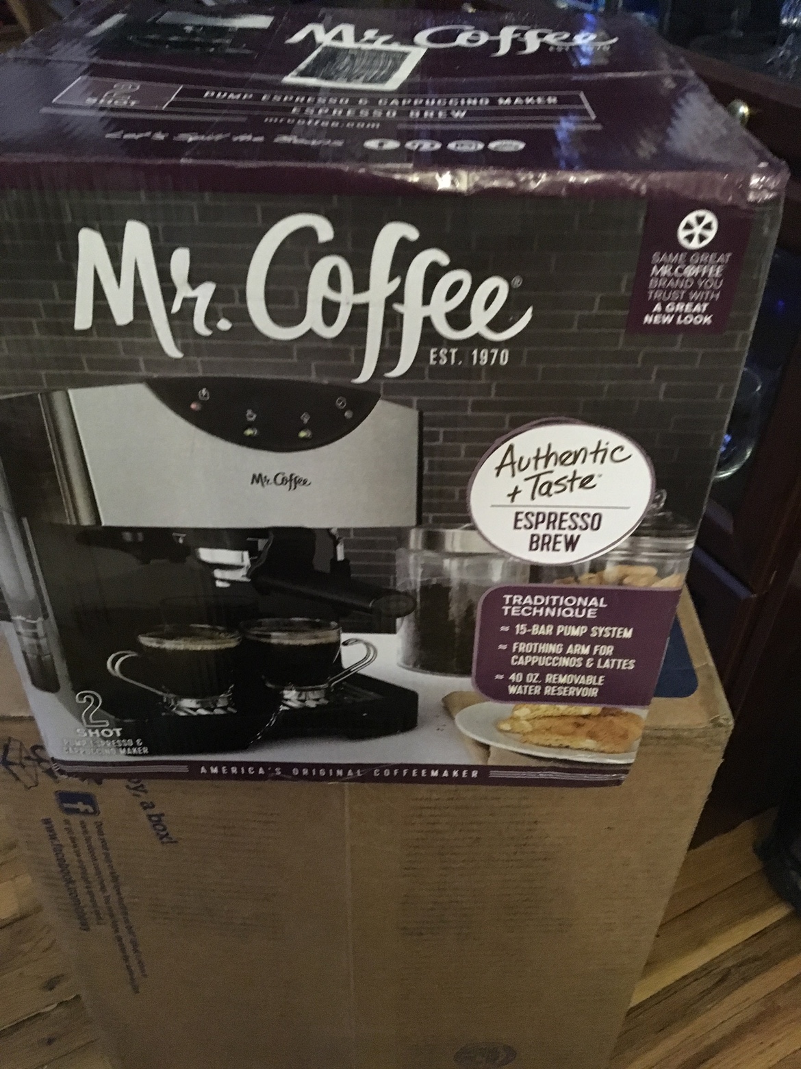 Mr coffe  capuchino 2 shot brand new never open box image indicator(6)