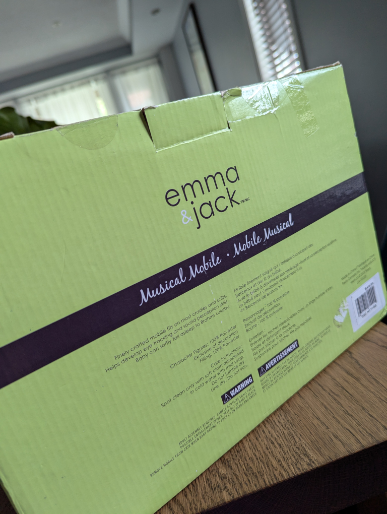BNIB Emma & Jack Musical Mobile image indicator(3)